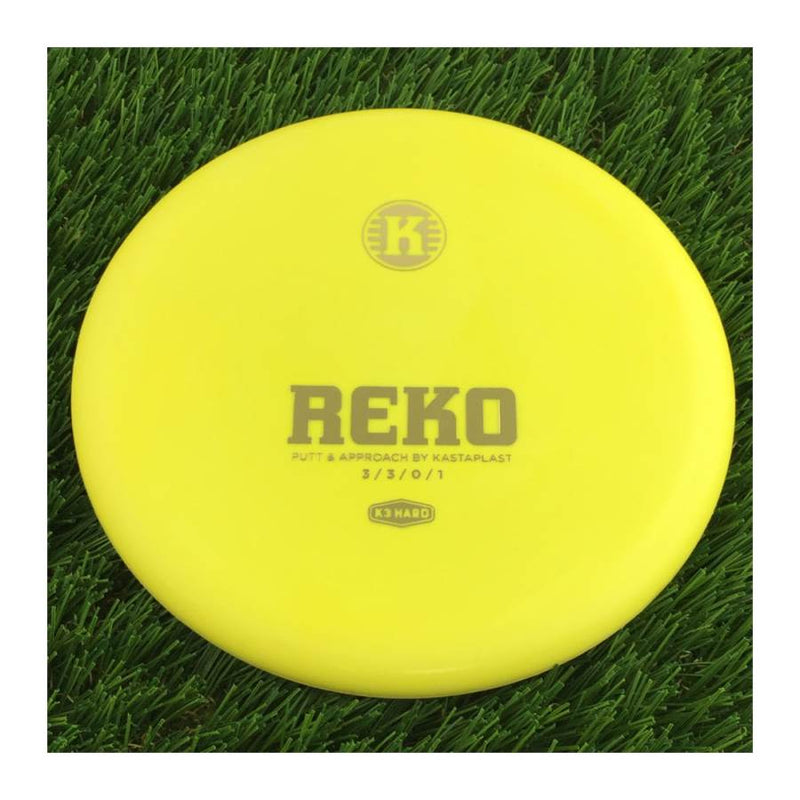 Kastaplast K3 Hard Reko - 171g - Solid Yellow