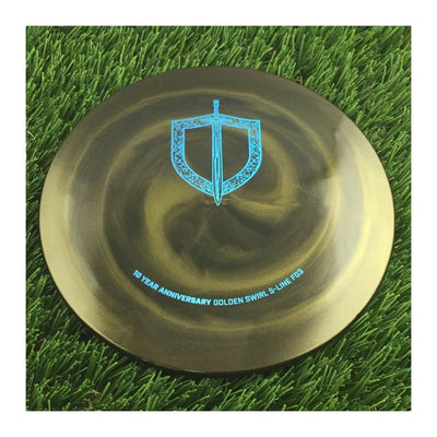 Discmania Golden Swirl S-Line FD3 with 10 Year Anniversary Sword and Shield Stamp - 175g - Solid Gold
