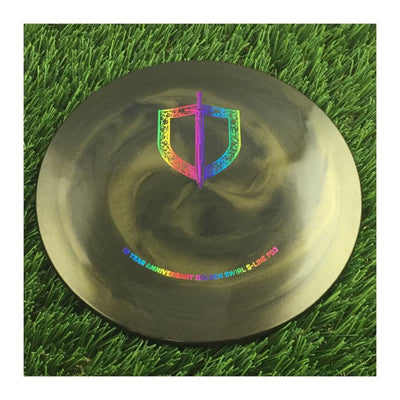 Discmania Golden Swirl S-Line FD3 with 10 Year Anniversary Sword and Shield Stamp - 174g - Solid Gold