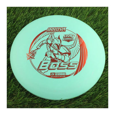 Innova DX Boss with 1108 Feet World Record Distance Model Stamp - 168g - Solid Light Blue