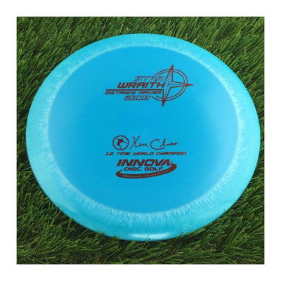 Innova Star Wraith with Ken Climo 12 Time World Champion Signature Stamp - 138g - Solid Blue