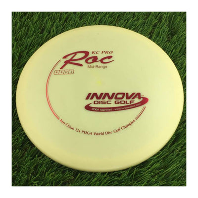 Innova Pro KC Roc with Ken Climo 12x PDGA World Disc Golf Champion Stamp - 144g - Solid Cream