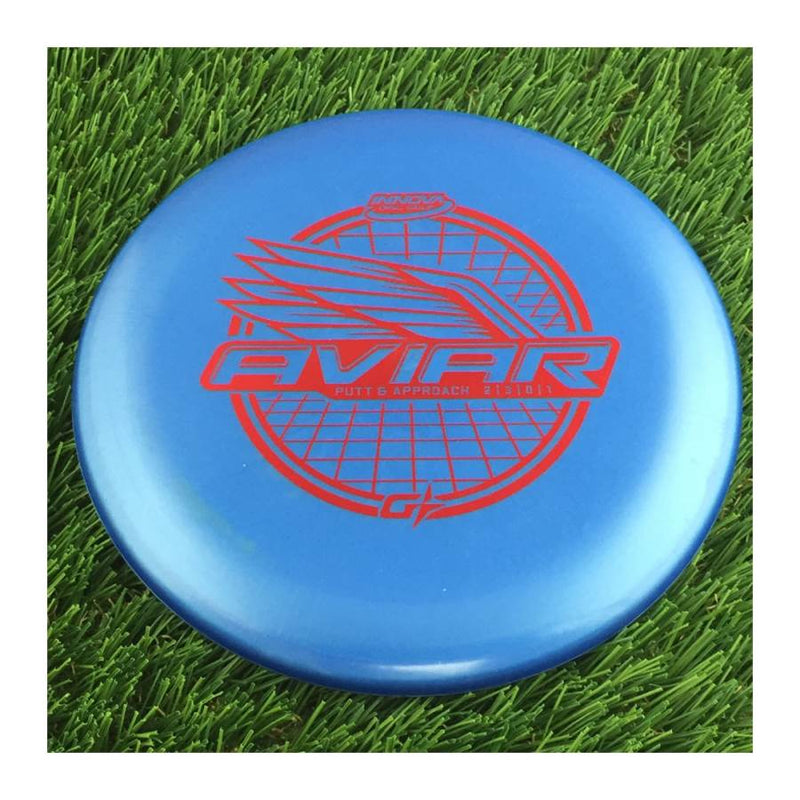 Innova Gstar Aviar Putter with Stock Character Stamp - 168g - Solid Blue