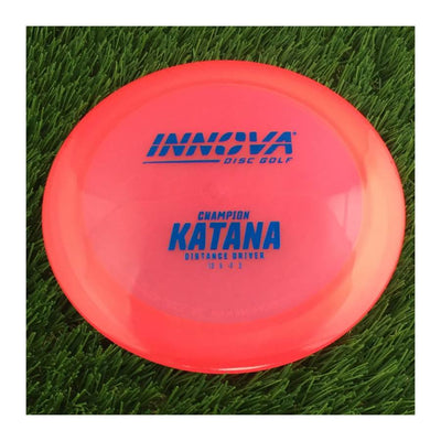 Innova Champion Katana with Burst Logo Stock Stamp - 171g - Translucent Pink