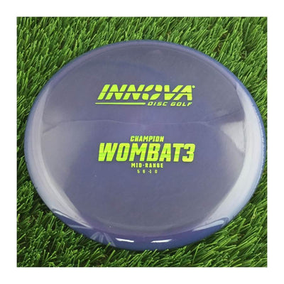 Innova Champion Wombat3 with Burst Logo Stock Stamp - 171g - Translucent Dark Purple