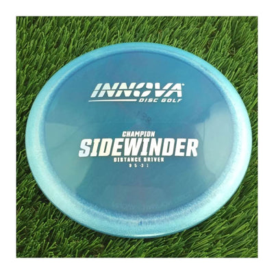 Innova Champion Sidewinder with Burst Logo Stock Stamp - 138g - Translucent Blue