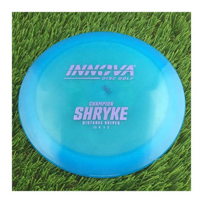 Innova Champion Champion Shryke with Burst Logo Stock Stamp - 168g - Translucent Blue