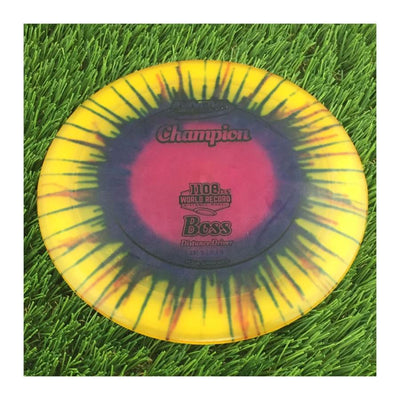 Innova Champion I-Dye Boss with 1108 Feet World Record Distance Model Stamp - 175g - Translucent Dyed