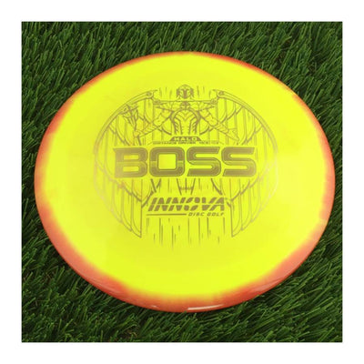 Innova Halo Star Boss with Burst Logo Stock Stamp - 175g - Solid Orangish Yellow