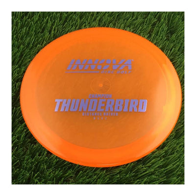 Innova Champion Thunderbird with Burst Logo Stock Stamp - 175g - Translucent Orange