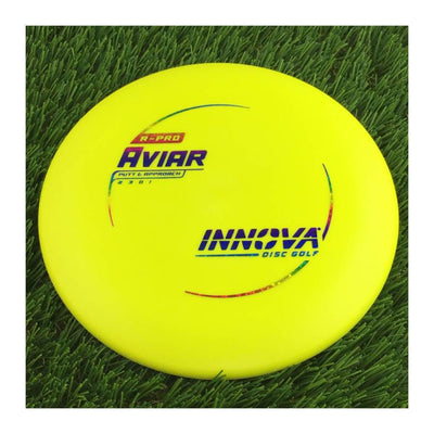 Innova R-Pro Aviar Putter with Burst Logo Stock Stamp - 175g - Solid Yellow