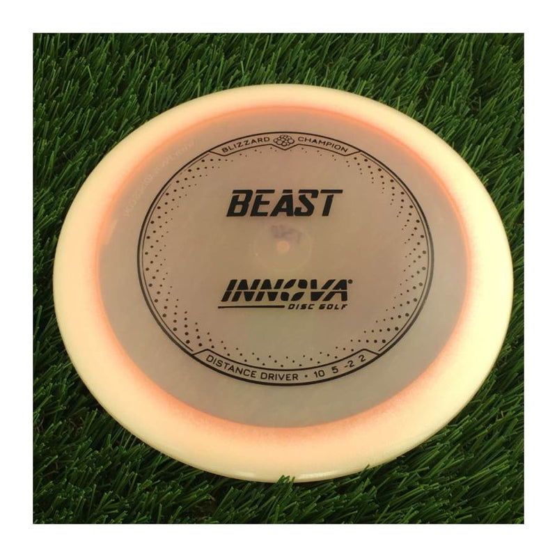 Innova Champion Blizzard Beast with Burst Logo Stock Stamp - 136g - Translucent Pink
