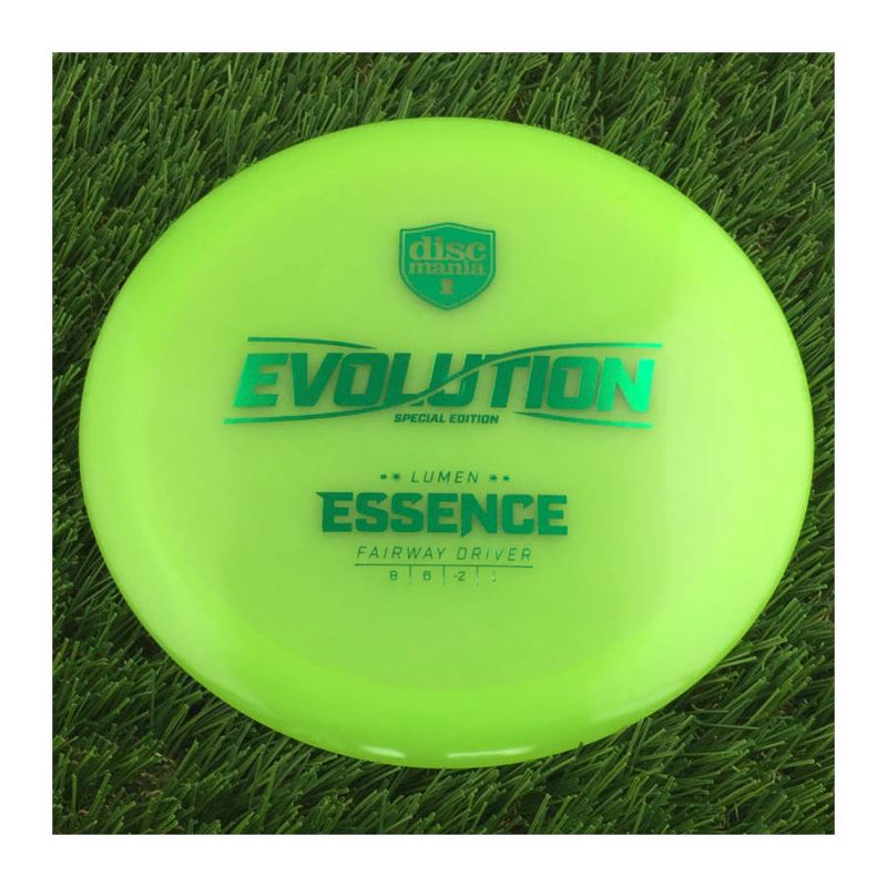 Discmania Evolution Color Lumen Essence with Special Edition Stamp - 171g - Translucent Green