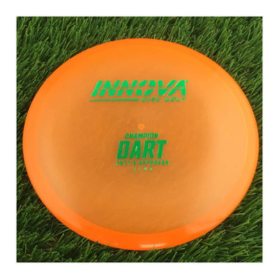 Innova Champion Dart with Burst Logo Stock Stamp - 168g - Translucent Orange