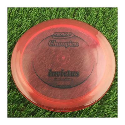 Innova Champion Invictus with Circle Fade Stock Stamp - 175g - Translucent Red
