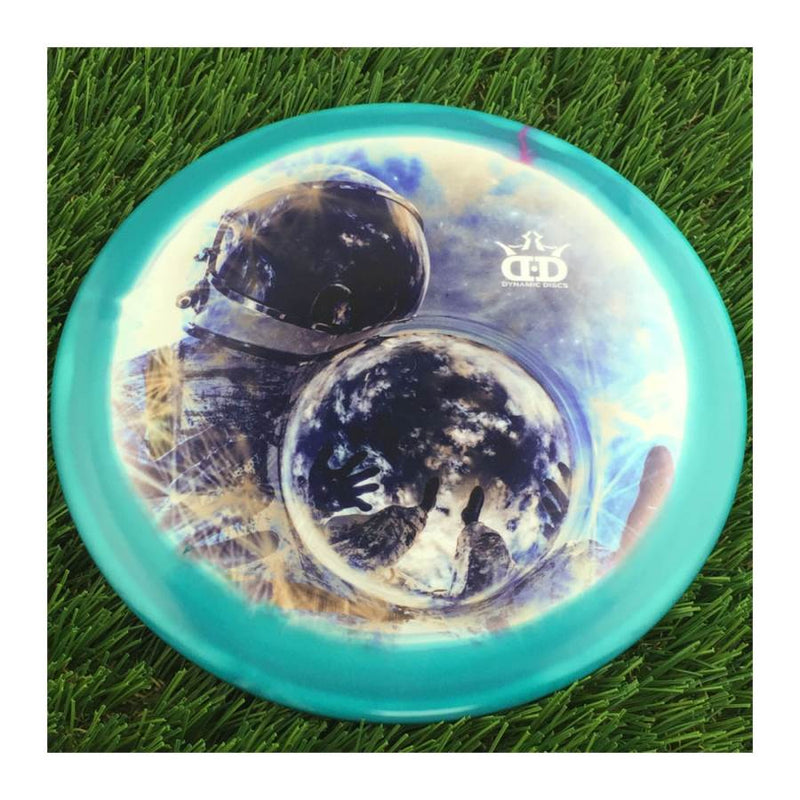 Dynamic Discs Fuzion Orbit EMAC Truth with Lost in Space DyeMax Stamp - 177g - Solid Turquoise Green