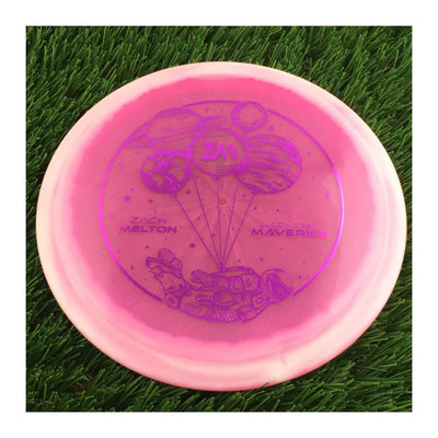 Dynamic Discs Lucid-X Orbit Maverick with Zach Melton Team Series 2024 Stamp - 176g - Translucent Pink