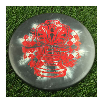 Discraft Titanium Color Shift Zone with Anthony Barela Chess.com Champion - "All Of The Losses Are Worth It Now" Stamp - 174g - Solid Black