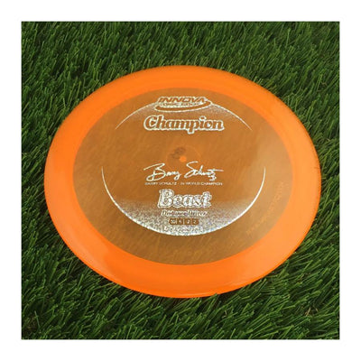 Innova Champion Beast with Barry Schultz - 2x World Champion Circle Fade Stock Stamp - 175g - Translucent Orange