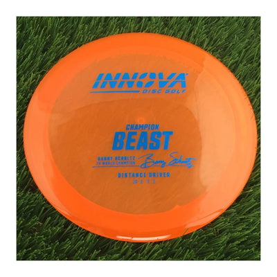 Innova Champion Beast with Burst Logo Barry Schultz 2X World Champion Stamp - 171g - Translucent Orange