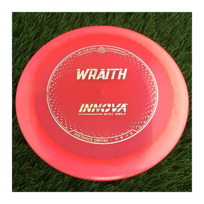Innova Champion Blizzard Wraith with Burst Logo Stock Stamp - 157g - Translucent Pink