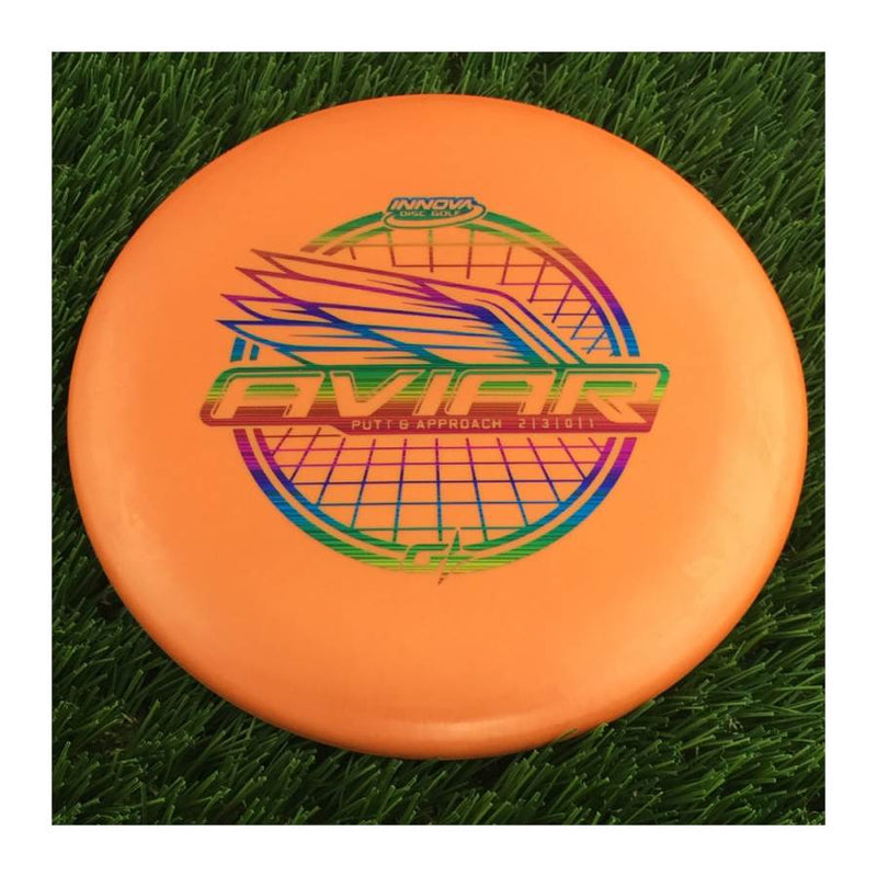 Innova Gstar Aviar Putter with Stock Character Stamp - 171g - Solid Orange