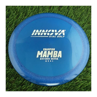 Innova Champion Mamba with Burst Logo Stock Stamp - 147g - Translucent Blue