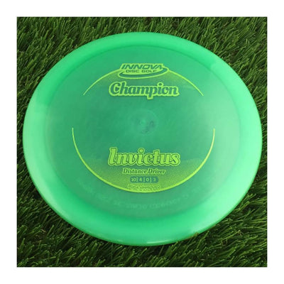Innova Champion Invictus with Circle Fade Stock Stamp - 175g - Translucent Teal Green