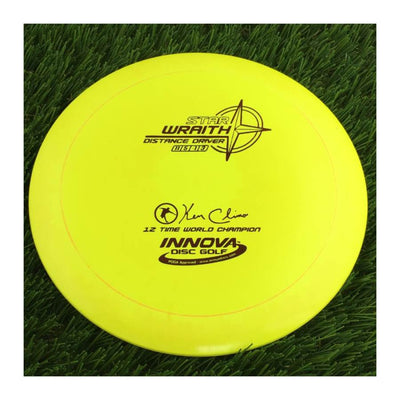 Innova Star Wraith with Ken Climo 12 Time World Champion Signature Stamp - 138g - Solid Yellow