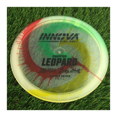 Innova Champion I-Dye Leopard with Burst Logo Barry Schultz 2X World Champion Stamp - 175g - Translucent Dyed