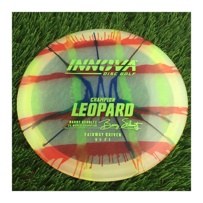 Innova Champion I-Dye Leopard with Burst Logo Barry Schultz 2X World Champion Stamp - 168g - Translucent Dyed