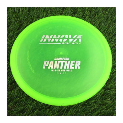 Innova Champion Panther with Burst Logo Stock Stamp - 172g - Translucent Neon Green