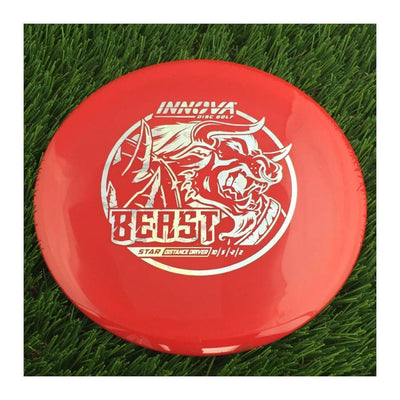 Innova Star Beast with Burst Logo Stock Stamp - 175g - Solid Red