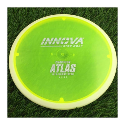 Innova Overmold Champion Atlas with Burst Logo Stock Stamp - 173g - Translucent Yellow