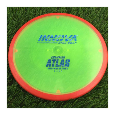 Innova Overmold Champion Atlas with Burst Logo Stock Stamp - 174g - Translucent Neon Yellow