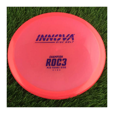 Innova Champion Roc3 with Burst Logo Stock Stamp - 172g - Translucent Pink