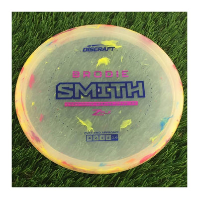 Discraft Jawbreaker Z FLX Zone OS with Brodie Smith 2024 Tour Series Stamp - 174g - Translucent Pale Clear
