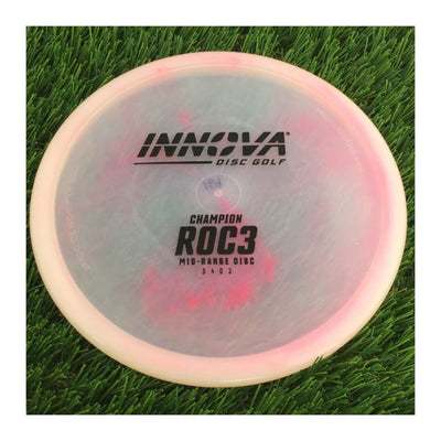 Innova Champion Roc3 with Burst Logo Stock Stamp - 169g - Translucent Light Pink
