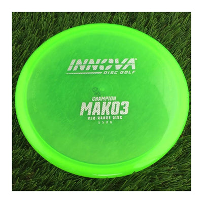 Innova Champion Mako3 with Burst Logo Stock Stamp - 180g - Translucent Green