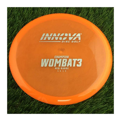 Innova Champion Wombat3 with Burst Logo Stock Stamp - 175g - Translucent Orange