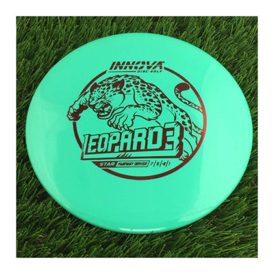 Innova Star Leopard3 with Burst Logo Stock Stamp - 175g - Solid Turquoise Green