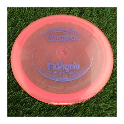 Innova Champion Valkyrie with Circle Fade Stock Stamp - 166g - Translucent Pink