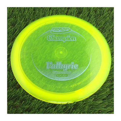 Innova Champion Valkyrie with Circle Fade Stock Stamp - 170g - Translucent Yellow