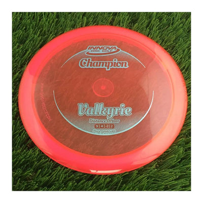 Innova Champion Valkyrie with Circle Fade Stock Stamp - 172g - Translucent Pink