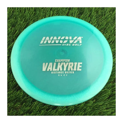 Innova Champion Valkyrie with Burst Logo Stock Stamp - 140g - Translucent Light Blue