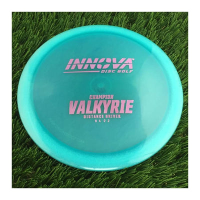 Innova Champion Valkyrie with Burst Logo Stock Stamp - 141g - Translucent Light Blue