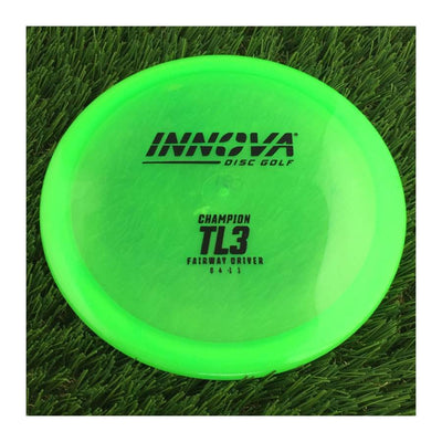 Innova Champion TL3 with Burst Logo Stock Stamp - 160g - Translucent Green