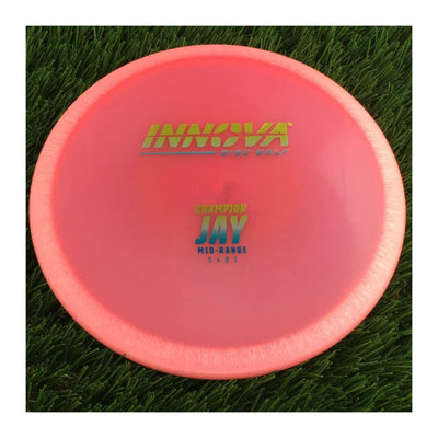 Innova Champion Jay with Burst Logo Stock Stamp - 138g - Translucent Pink