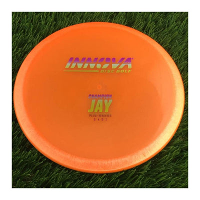 Innova Champion Jay with Burst Logo Stock Stamp - 154g - Translucent Orange