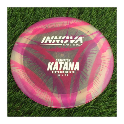 Innova Champion I-Dye Katana with Burst Logo Stock Stamp - 175g - Translucent Dyed
